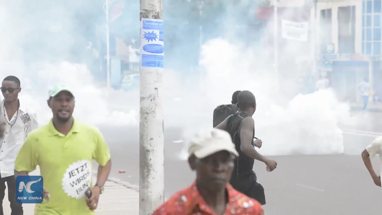 DR Congo police clash with opposition supporters in Kinshasa