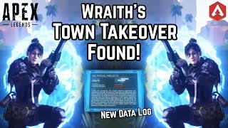 New Wraiths Data Log & MAP CHANGES Town Takeover Location Found! Apex Legends