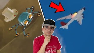 O ROBÔ ARANHA ESPIÃO INVADIU UM AVIÃO!!! (jogos de celular) screenshot 2