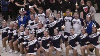 Landes Cheerleader Meisterschaft 2017 Blue Devils