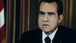 President Richard Nixons Address to the Nation About the Watergate Investigations August 15, 1973
Nixon Addresses the nation on the Watergate Investigation 1973 President Richard Nixons Address to the Nation About the Watergate Investigations August 15, 1973