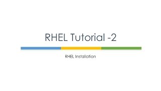 RHEL Tutorial 2 (RHEL Installation) : Linux Tutorials : Linux Installation