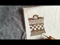 Engegment mehndi design simpal #lotusflower 