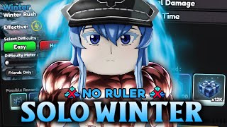 Solo Winter Rush Nightmare Universal Tower Defense
