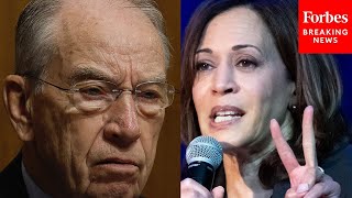 'The Hypocrisy Of The Vice President!': Chuck Grassley Rails Against Kamala Harris, Biden Admin.