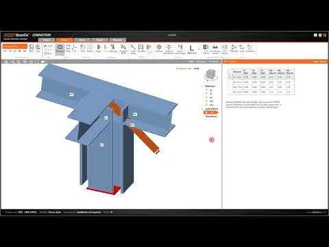 Structural design of a general 3D steel connection (AISC)