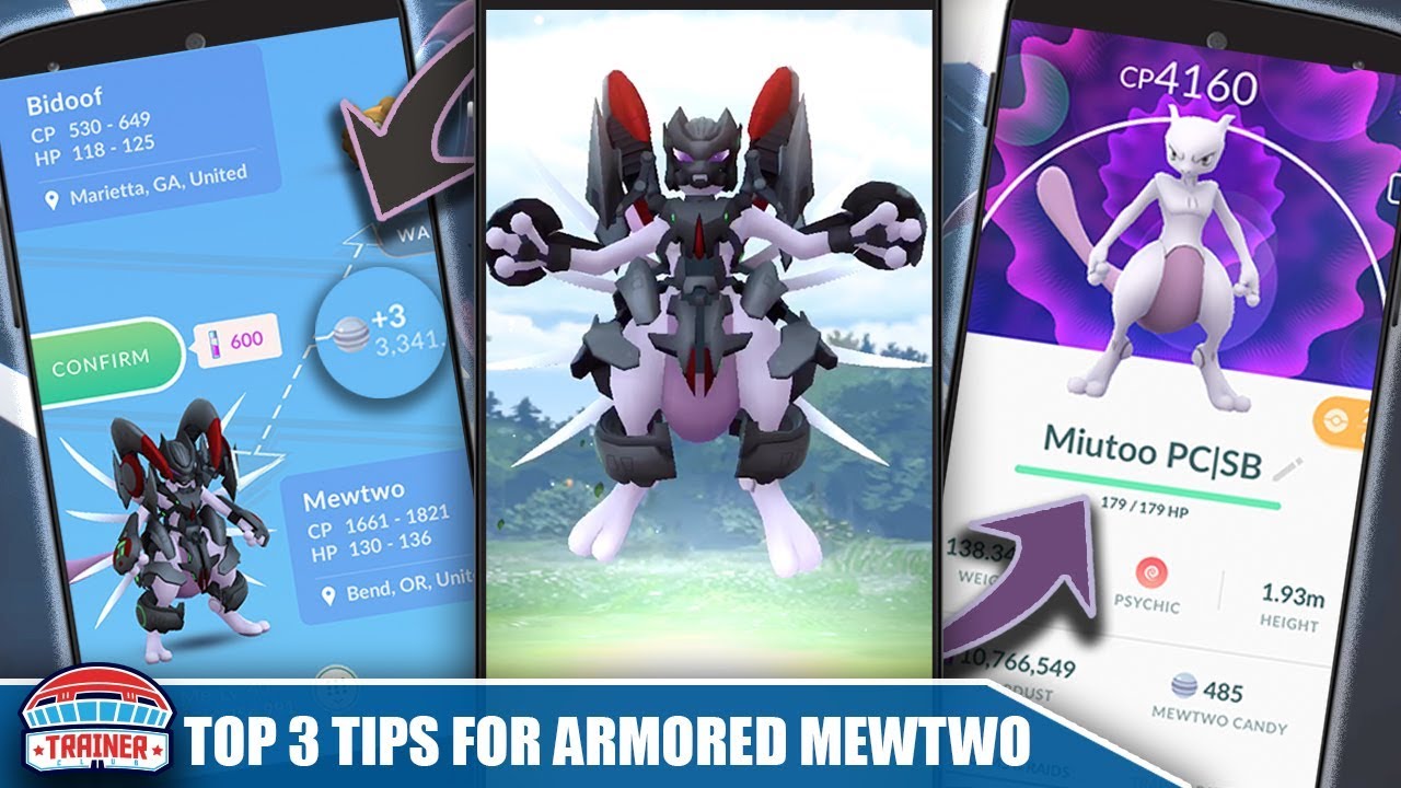 Armored Mewtwo Raid Trio Guide