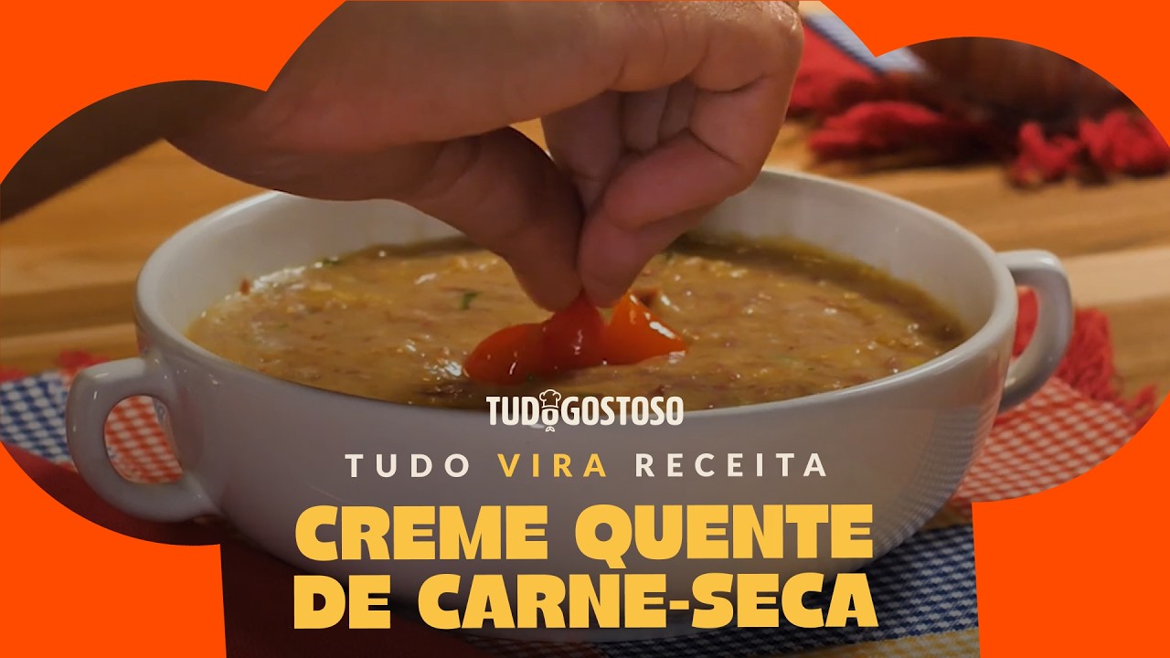 CREME QUENTE DE BAROA COM CARNE-SECA