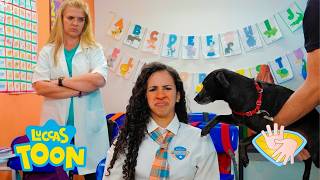 👋🏻LIBRAS👋🏾 GANHEI UM CACHORRO E LEVEI PRA SALA DE AULA !!!