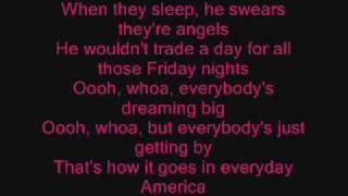 Everyday America - Sugarland (lyrics) chords