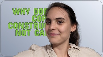 Why does the copy constructor is not called?