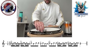 3. SCQF Level 6 Snare Drumming - Paradiddle Development