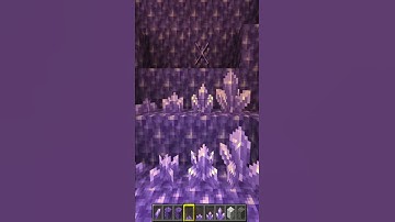 ALL ABOUT AMETHYST GEODES | MINECRAFT 1.17 #SHORTS