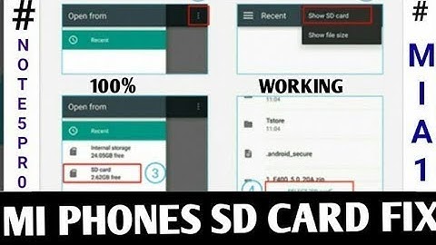 How to fix Sd card permission problem in all Mi/XIAOMI phones??? |