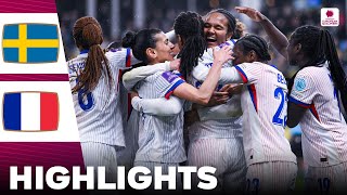France vs Sweden | Highlights | Women's Euro Qualifiers 09042024