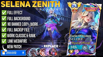 Script Selena Zenith - Curse of Cinder No Password | Full Effect Voice | Patch Terbaru