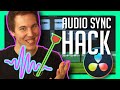 Sync audio   easiest way ever in resolve 17