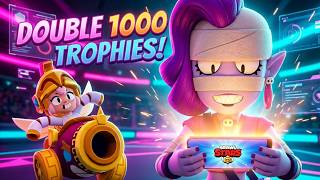 AYNI GÜNDE 2 BRAWLER İLE 1000 KUPA! Emz & Bonnie Rank Push