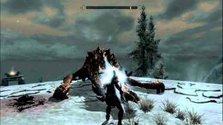 The Elder Scrolls V: Skyrim [Epic Critical Hit On Dragon]