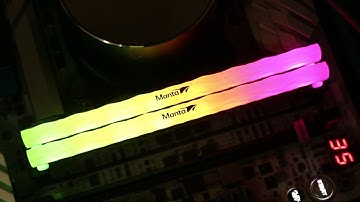 全何 v-color Manta XPrism RGB DDR5超頻記憶體-視覺燈效展示
