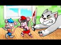 LOS RATONES INVICTOR Y TIMBA 🐭 VS GATO ASESINO! 🐱