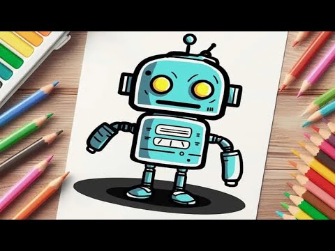Robot nasıl çizilir – sizin için kolay çizim talimatları