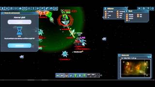 DarkOrbit Battle with VRU on Test Server