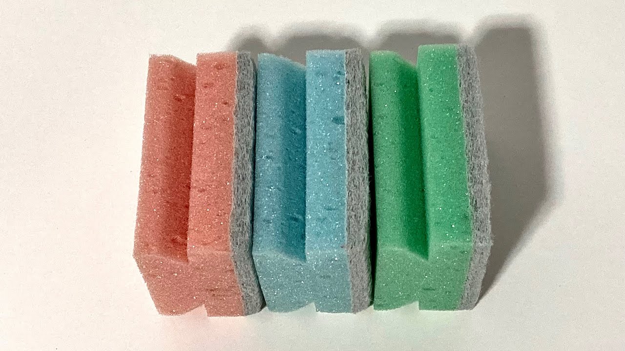 Asmr dry cutie sponges ripping