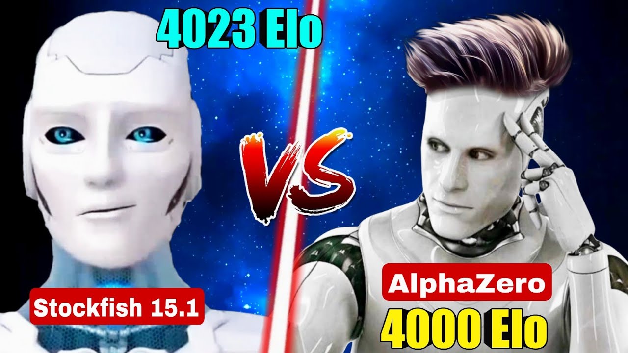 Stockfish (3525 ELO) vs AlphaZero (3460 ELO) 