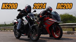 2024 Pulsar NS200 vs KTM RC200 Drag Race