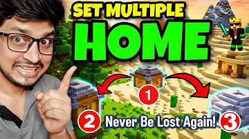How to Set Multiple Homes in your Minecraft Server | Best Free Home Plugin 🔥