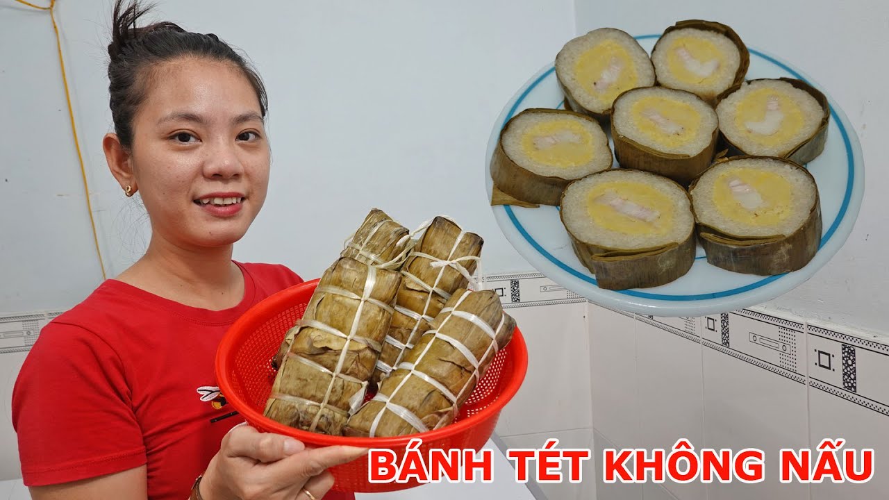 Cách làm bánh tét không cần nấu nhanh gọn bánh tét vẫn dẻo ngon