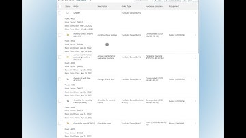EvoOrder - all maintenance work orders in one easy view
