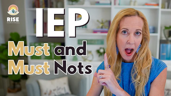 IEP Must and Must Nots: Do THIS to get the BEST IEP for Your Child