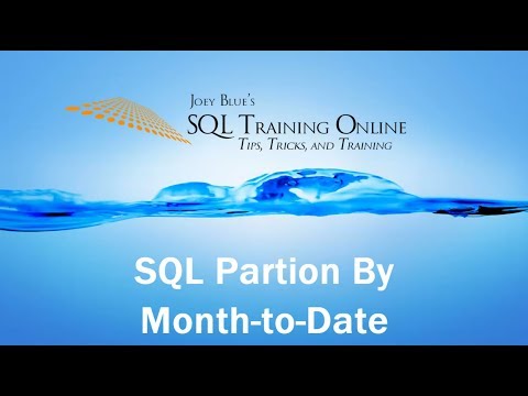 Year-to-Date using Partition