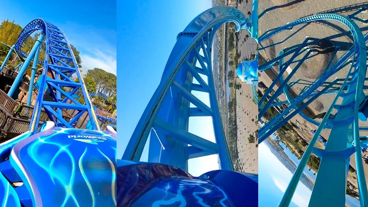 every-roller-coaster-at-seaworld-san-diego-front-seat-pov-youtube