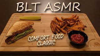 ASMR: Eating a BLT & Sweet Potato Fries (No talking)