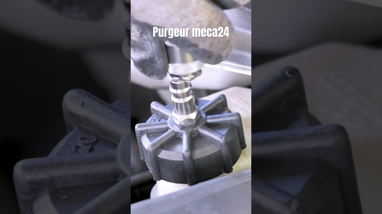 Purger ses freins seul avec un purgeur à pompe manuel Meca24. 