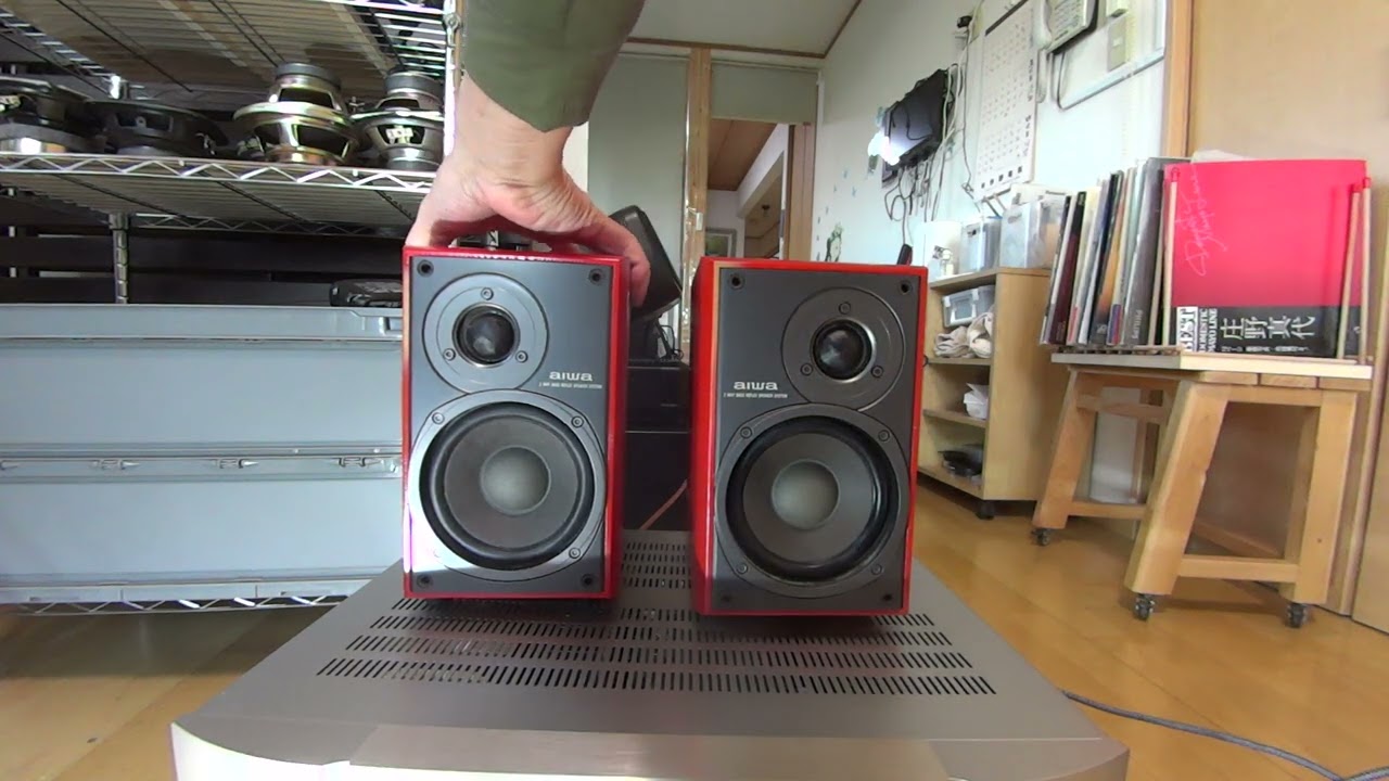 小改造 50W 6Ω 2Way aiwa SX-LM50 Youtubeアップ 小改造 50W 6Ω 2Way