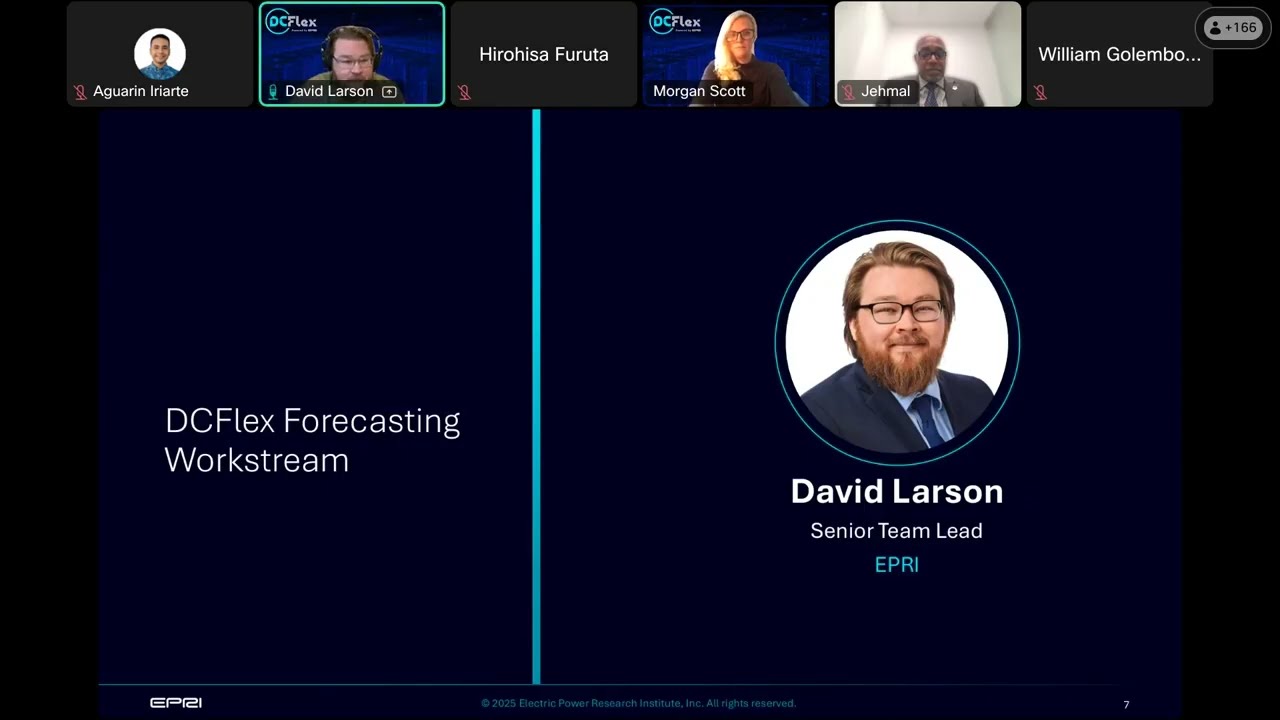 Вебинар EPRI DCFlex по прогнозированию и центрам обработки данных, 20.11.2025