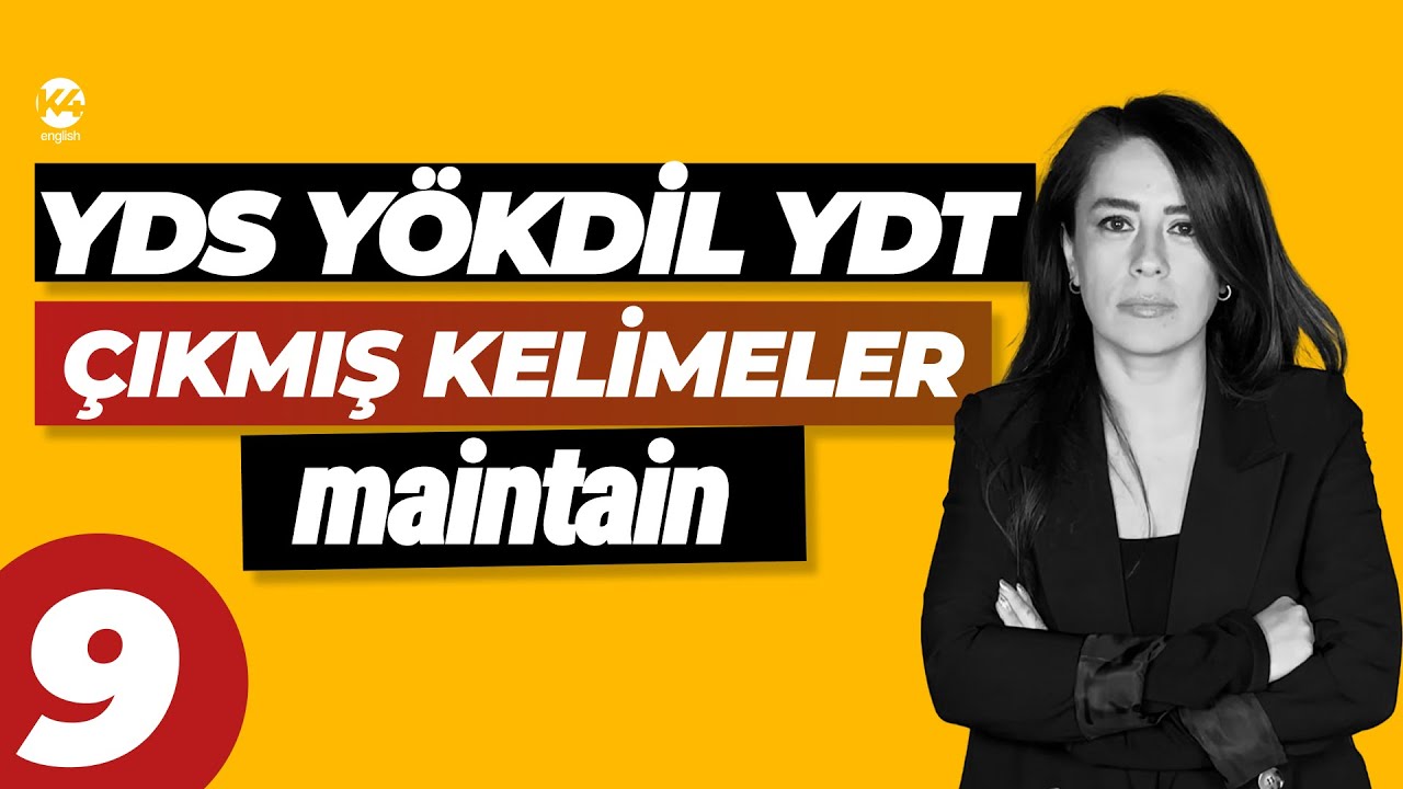 YDT, YDS, YÖKDİL'de En Çok Çıkan İngilizce Kelimeler 9