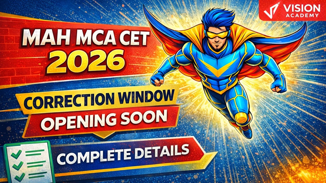 MCA CET 2026 Correction Window Opening Soon 🔥 Complete update 🚀 How to ...