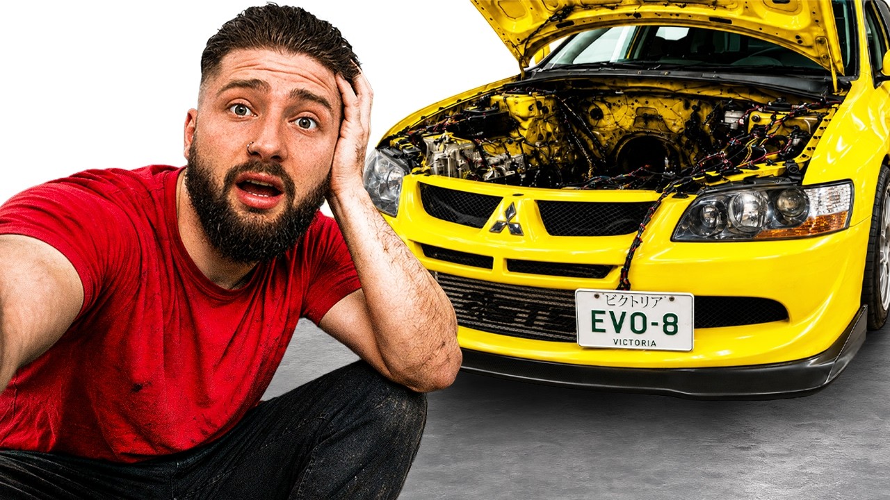 FULL ENGINE HARNESS MAKEOVER ON MY MITSUBISHI EVO