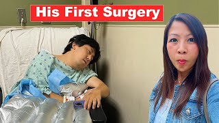 His First Surgery Experience with Tonsillectomy surgery and recovery!