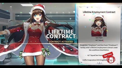 Counter:Side Seo Yoon JP Lifetime Contract