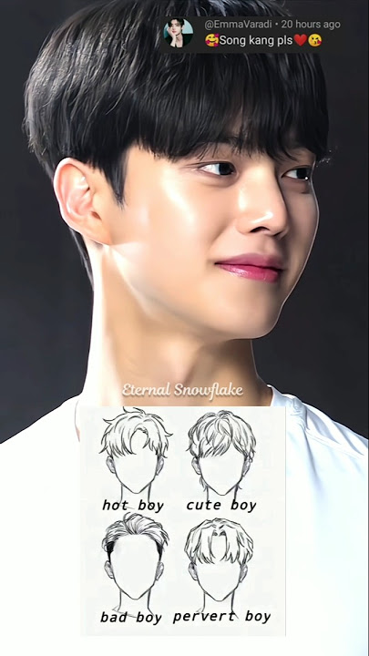 Song Kang in different hairstyle✨️ #songkang #eternalsnowflake #shorts #trending