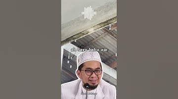 Momen Kocak Ustadz Adi Hidayat: Bahu Aja Kok? Jawabannya Bikin AUTO Ngakak! #shorts #ceramahlucu