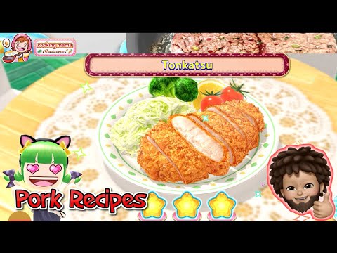 Cooking Mama: Cuisine! - Pork Recipes | Tonkatsu