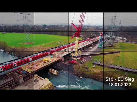 S 13 Einblick In Den Baufortschritt An Der Siegbrücke In Sankt Augustin