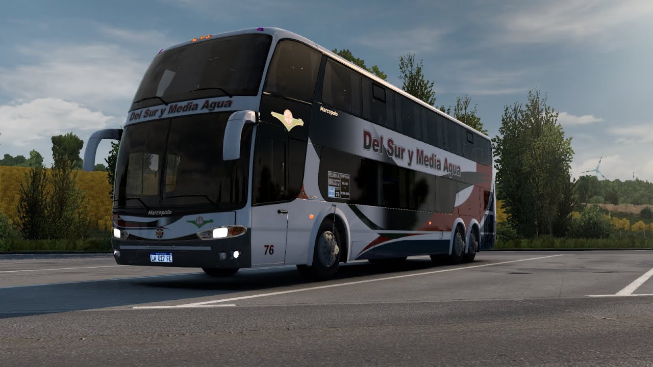[ETS2 1.46.x] MARCOPOLO G6 1800 DD 6×2